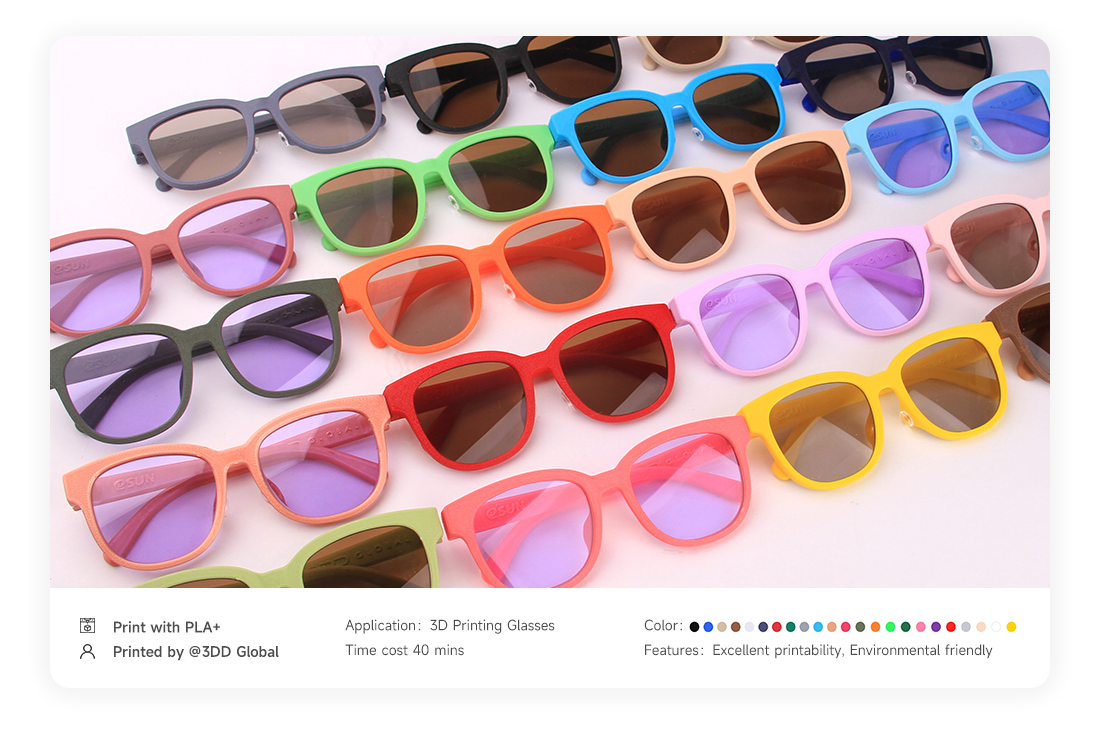 PLA+ 3D Baskı Gözlükleri