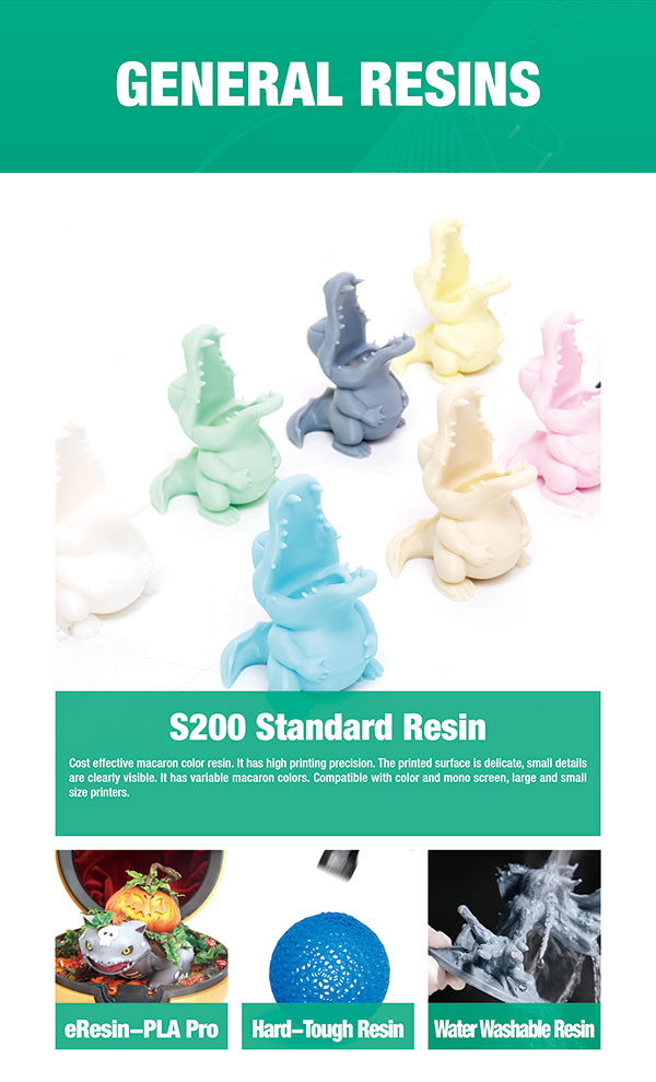 Modelo de impresión de resina S200
