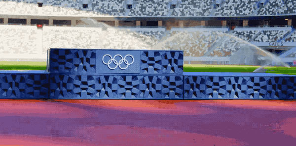 The Tokyo Olympics used waste plastic to print the podium